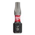MILWAUKEE TOOL SHOCKWAVE™ Impact Torx® T25 Insert Bits (2 PK)