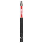 MILWAUKEE TOOL SHOCKWAVE Impact Duty™ 3-1/2" T25 Bit 2PK