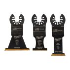 MILWAUKEE TOOL Milwaukee® OPEN-LOK™ 3PC MULTI-MATERIAL CUTTING MULTI-TOOL BLADE VARIETY PACK