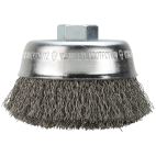 MILWAUKEE TOOL 6" Crimped Wire Cup Brush- Carbon Steel