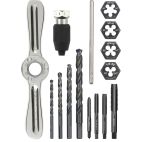 MILWAUKEE TOOL 15PC SAE Tap and Die Set with Hex-LOK™ 2-in-1 Handle