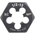 MILWAUKEE TOOL 1/2"-13 NC 1-Inch Hex Threading Die