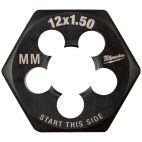 MILWAUKEE TOOL M12-1.50 mm 1-Inch Hex Threading Die