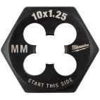 MILWAUKEE TOOL M10-1.25 mm 1-Inch Hex Threading Die