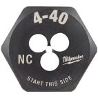MILWAUKEE TOOL 4-40 NC 1-Inch Hex Threading Die