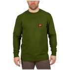 MILWAUKEE TOOL GRIDIRON™ Pocket T-Shirt - Long Sleeve Green S