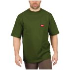 MILWAUKEE TOOL GRIDIRON™ Pocket T-Shirt - Short Sleeve Green 3X