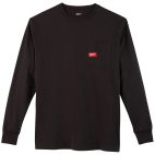 MILWAUKEE TOOL GRIDIRON™ Pocket T-Shirt - Long Sleeve Black 2X