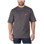 MILWAUKEE TOOL GRIDIRON™ Pocket T-Shirt - Short Sleeve Gray L