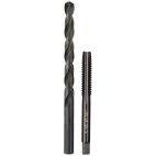 MILWAUKEE TOOL 5/16"-18 NC Straight Flute Plug Tap & F Drill Bit