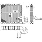 Air Conditioning Evaporator Core