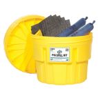 PIG Spill Kit in 20-Gallon High-Visibility Economy Container