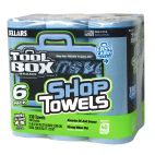 Sellars Tool Box Blue Shop Towels - 6 Pack of 55 Towel Rolls