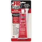 Gasket Maker & Sealer JB Weld 3 oz Red Hi-Temp RTV Silicone