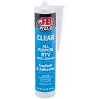 Gasket Maker & Sealer JB Weld 10.3 oz Clear All Purpose RTV Silicone