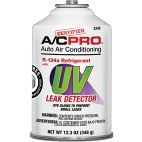 Certified A/C Pro R-134a Refrigerant w/ UV Leak Detector, 12.3 oz.