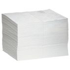 Sorbent Fluid Spill Recovery Mat 20" x 15" Oil-Only Spill Mat Pads