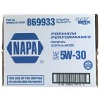 NAPA Premium Performance 5W30 Motor Oil - Bay Box
