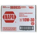 NAPA High Mileage 10W30 Motor Oil - Bay Box