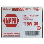 NAPA High Mileage 5W30 Motor Oil - Bay Box