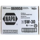 NAPA Full Synthetic 5W30 Motor Oil - Bay Box