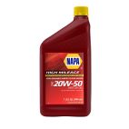 NAPA High Mileage 20W50 Motor Oil - 1 qt