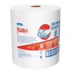 Kimberly-Clark Professional White WypAll X80 Wipers - (1) Roll of 475 Cloths