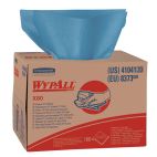 Kimberly-Clark Professional Blue WypAll X80 Clothes - (1) Box of 160 Cloths