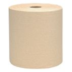 Kimberly-Clark Natural Color Single-Ply Hard Roll Towel - Box of (12) 800 ft Rolls