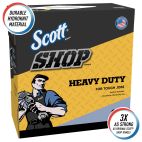 Scott® Shop Heavy Duty Reusable Blue Towels  - (10) Boxes of Towels with 100 Towels Per Box, Priced Each Box