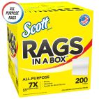 Scott® Rags In A Box™ - 200 Sheets
