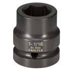 Socket 1" 1 1/6" Impact Shallow SAE