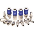 Carlyle High Flow Coupler And Plug Kit - 14 Pc Set
