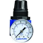 Carlyle Mini Air Line Regulator With Gauge - 1/4 in