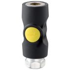 Air Hose Coupler 1/4" ARO 210 Safety Profile or Type B 1/4" FNPT Female Inlet