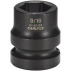 Socket, 1/2" Drive, 9/16" Impact Impact, Carlyle