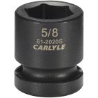 Socket, 1/2" Drive, 5/8" Impact Impact, Carlyle