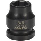 Socket, 3/8" Drive, 3/8" Impact Impact, Carlyle