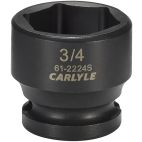 Socket, 3/8" Drive, 3/4" Impact Impact, Carlyle