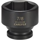 Socket, 3/8" Drive, 7/8" Impact Impact, Carlyle