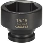 Socket, 3/8" Drive, 15/16" Impact Impact, Carlyle