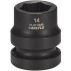 Socket, 1/2" Drive, 14 mm Impact Impact, Carlyle