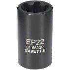 Socket, 1/2" Drive, External Star, EP22