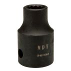 Socket 1/2" 1/2" Impact Shallow SAE