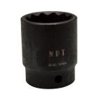 Socket 1/2" 1 3/16" Impact Shallow SAE