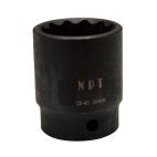 Socket 1/2" 1 1/4" Impact Shallow SAE