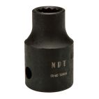 Socket 1/2" 12 mm Impact Shallow Metric
