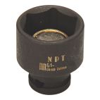 Socket 1/4" 8 mm Impact Shallow Magnetic Metric