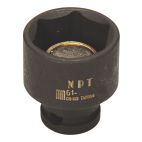 Socket 1/4" 11 mm Impact Shallow Magnetic Metric
