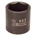 Socket 3/8" 22 mm Impact Shallow Metric